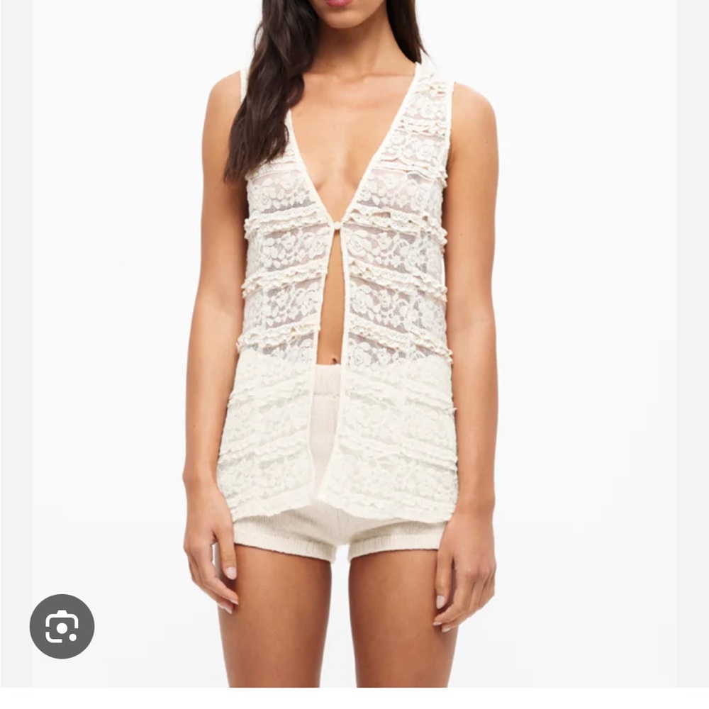 Lioness Olsen Vest in Cream